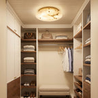 Small Marble Ceiling-mounted Lamp For Cloakroom