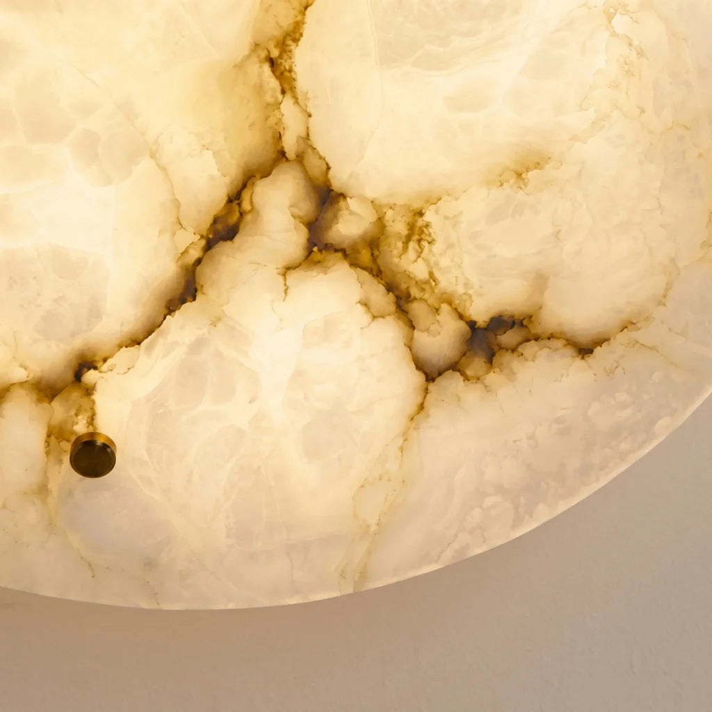 Handmade Marble Ceiling Lamp For Luxury Home Decor
