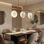Modern chandelier light fixture for elegant living room decor