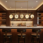 Modern chandelier light fixture for elegant living room decor