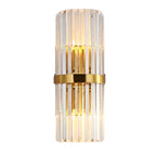 Cilo Gold Crystal Wall Sconce for Bedroom, Living Room & Hallway