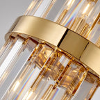 Cilo Gold Crystal Wall Sconce for Bedroom, Living Room & Hallway