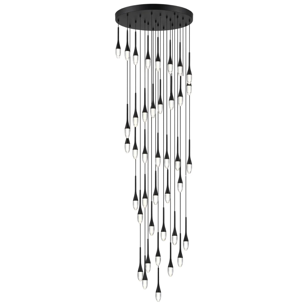 YOOGEE statement chandelier for dining room and foyer lighting