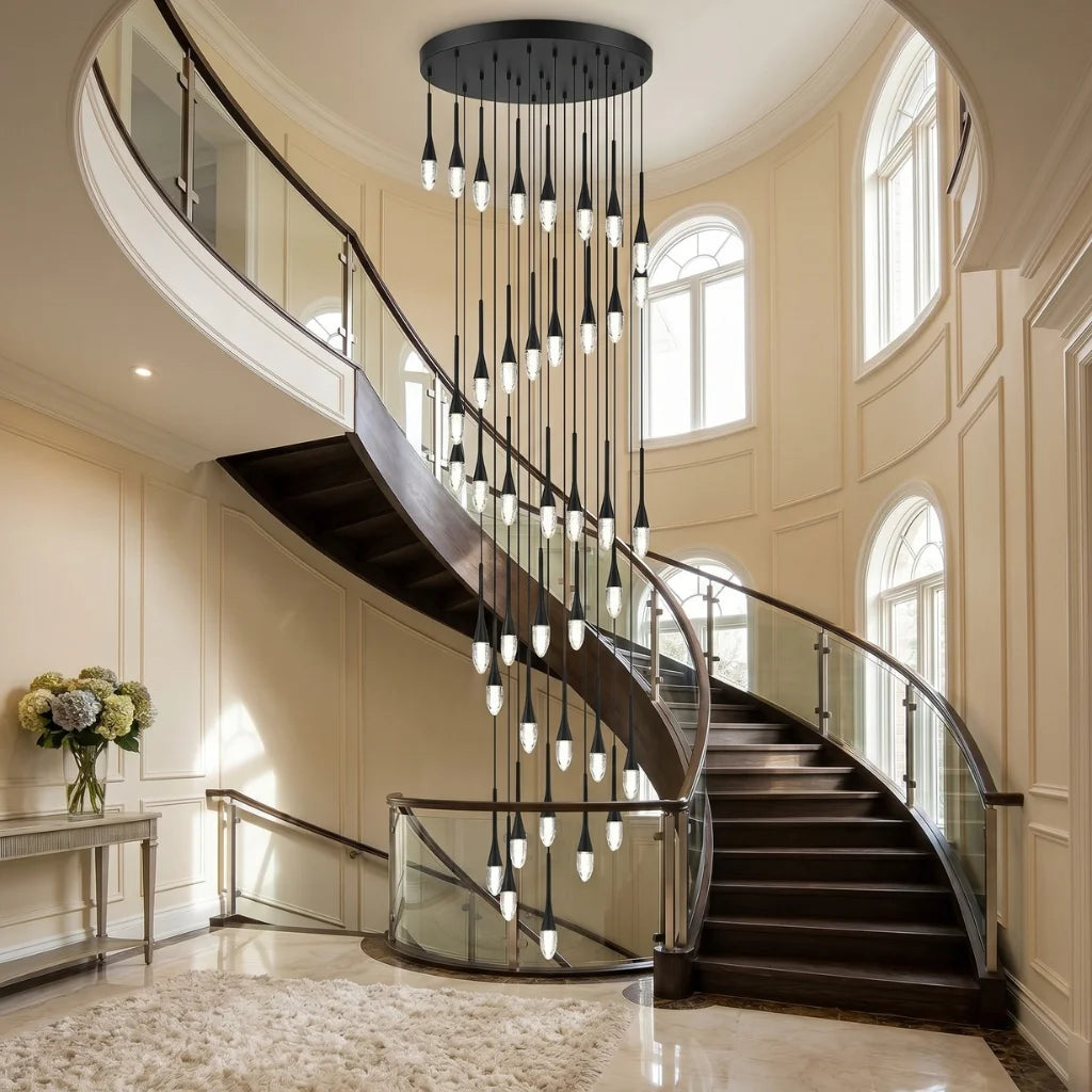 Contemporary chandelier lighting fixture for luxury home decor