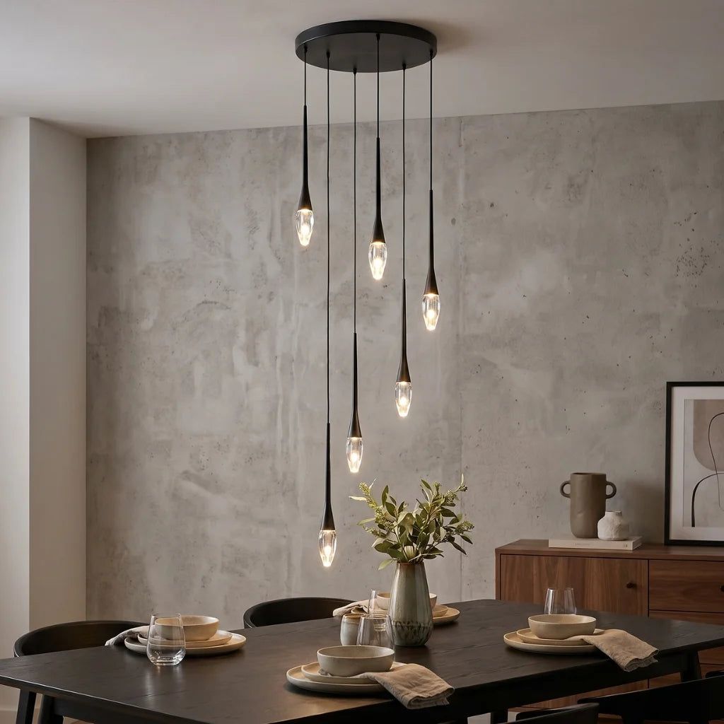 Luxury ceiling chandelier for upscale American home interiors
