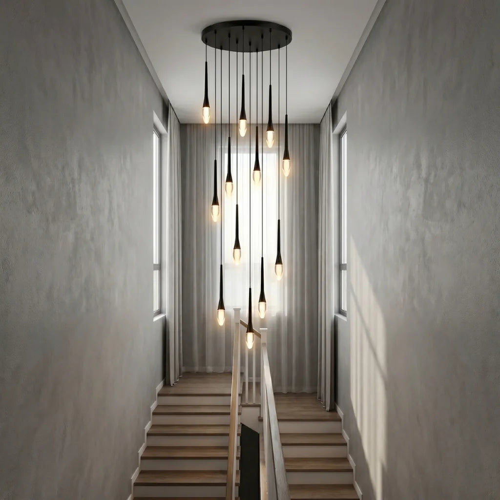 YOOGEE luxury crystal chandelier for modern dining room lighting