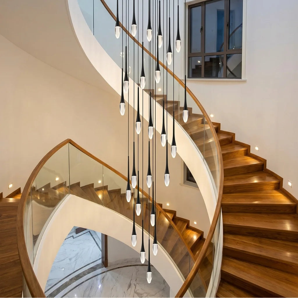 YOOGEE statement chandelier for dining room and foyer lighting