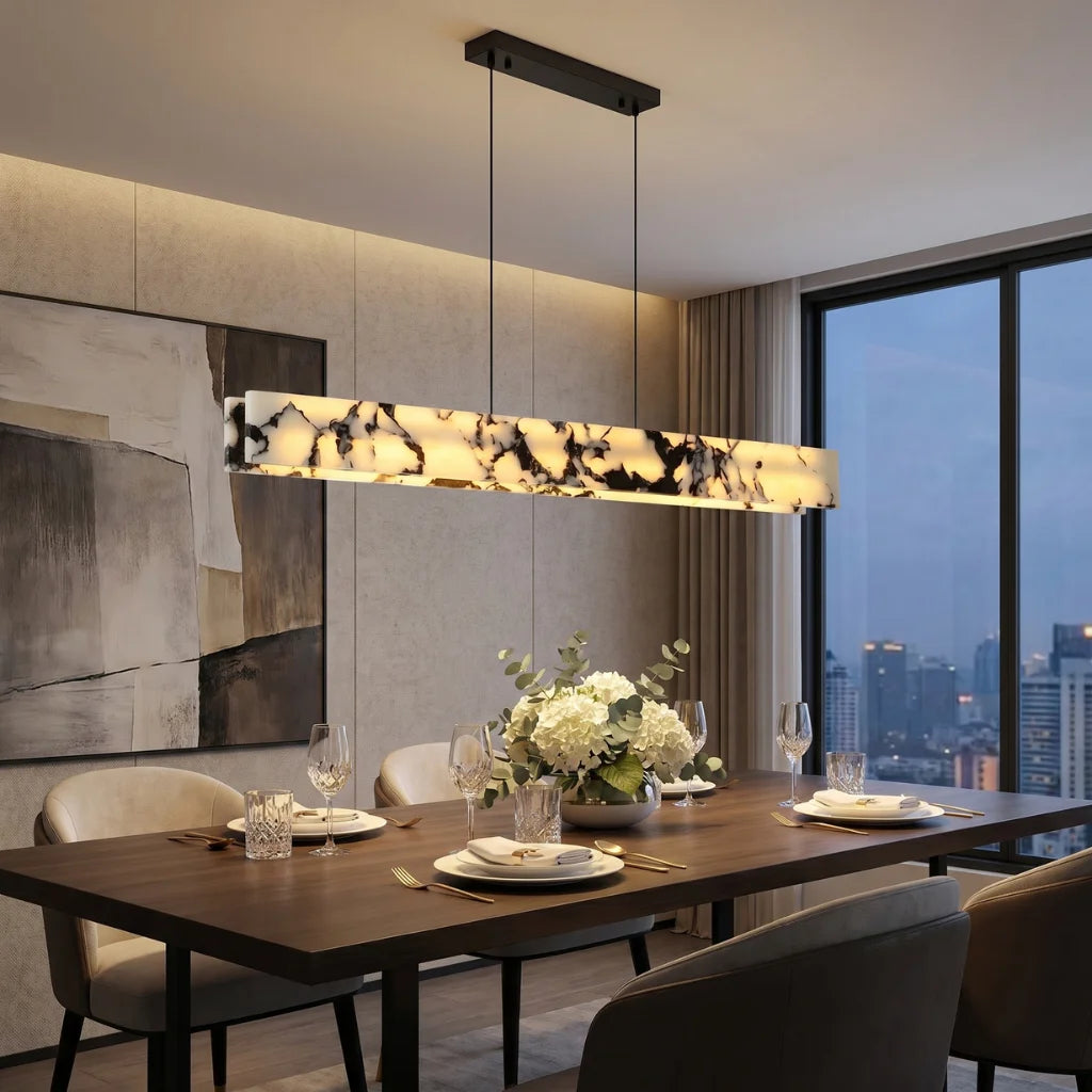 Luxury pendant lighting fixture for dining room and kitchen island