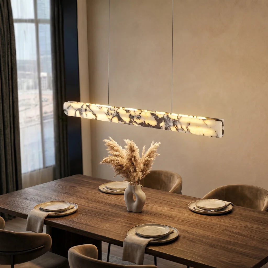 YOOGEE linear pendant light for kitchen and dining room lighting