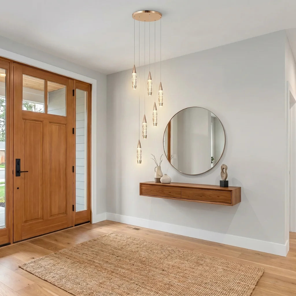 Contemporary chandelier lighting fixture for luxury home decor