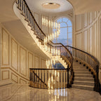YOOGEE luxury crystal chandelier for modern dining room lighting
