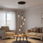 YOOGEE statement chandelier for dining room and foyer lighting