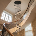 Modern chandelier light fixture for elegant living room decor