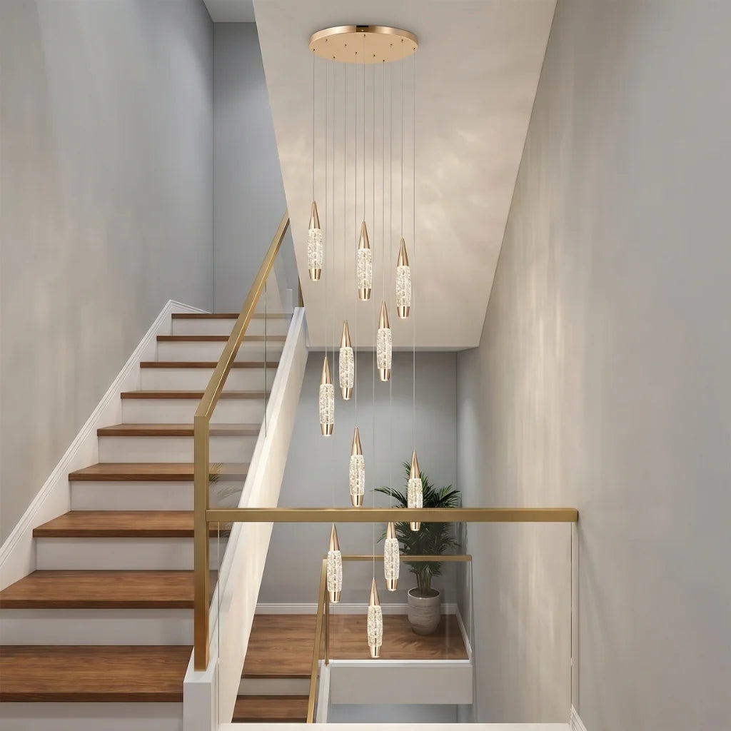 Contemporary chandelier lighting fixture for luxury home decor