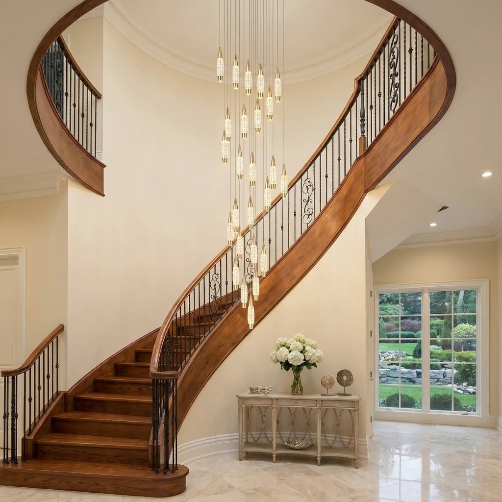 Contemporary chandelier lighting fixture for luxury home decor