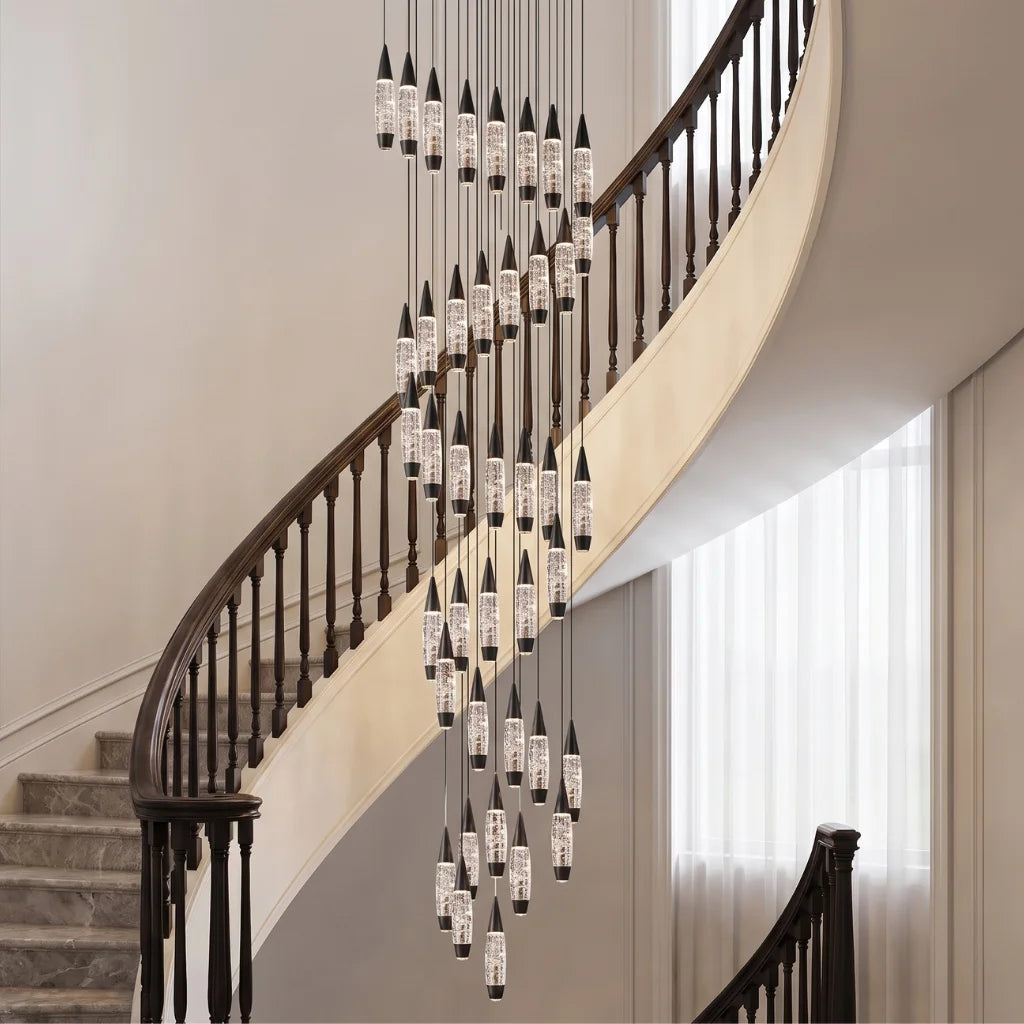 Contemporary chandelier lighting fixture for luxury home decor
