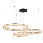 Soren Modern LED Crystal-Effect Resin Chandelier for Living Rooms & Dining Areas