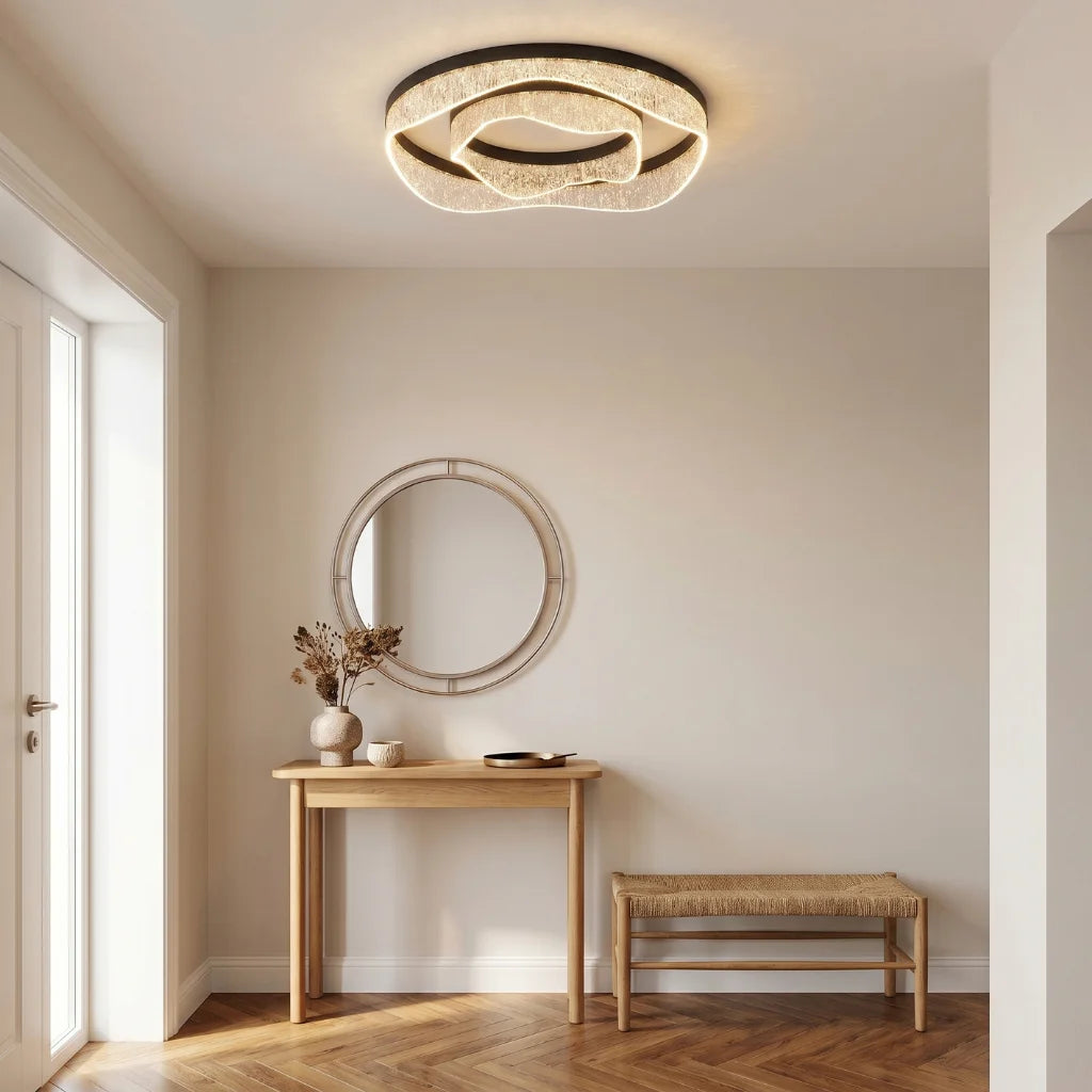 Entrance Hall Lamp Modern Black Decor Ceiling Light