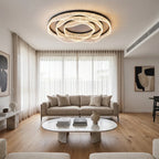 Black Contemporary Ceiling Lamp For Living Room