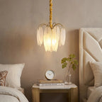 Pluma Modern LED Feather-Inspired Crystal Chandelier for Living Spaces