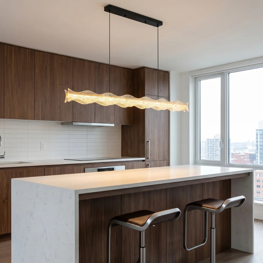 YOOGEE statement chandelier for dining room and foyer lighting