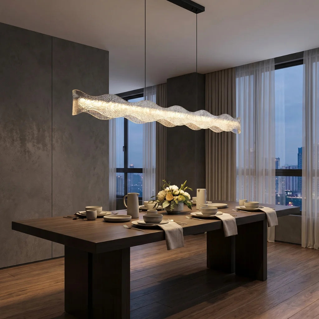 YOOGEE luxury crystal chandelier for modern dining room lighting