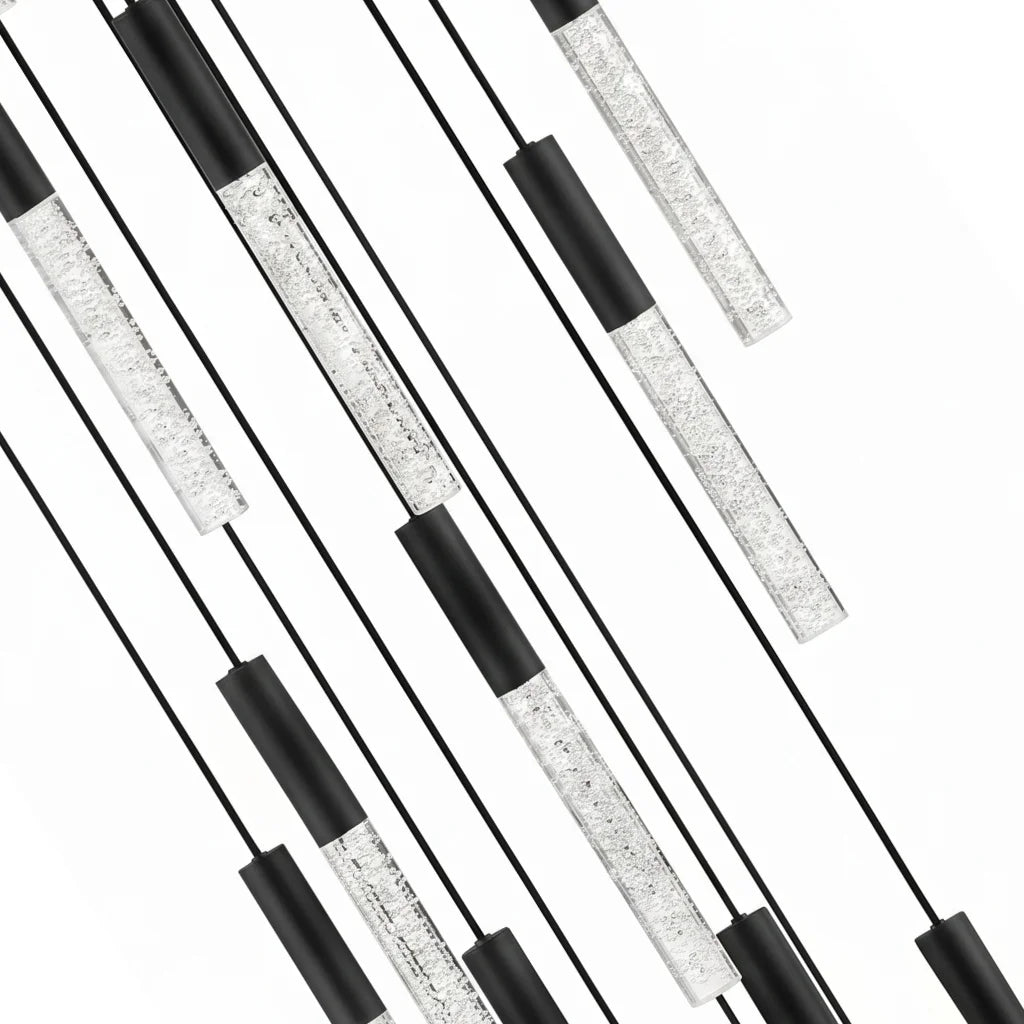 Modern chandelier light fixture for elegant living room decor