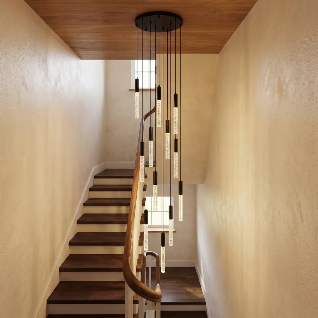 Luxury ceiling chandelier for upscale American home interiors