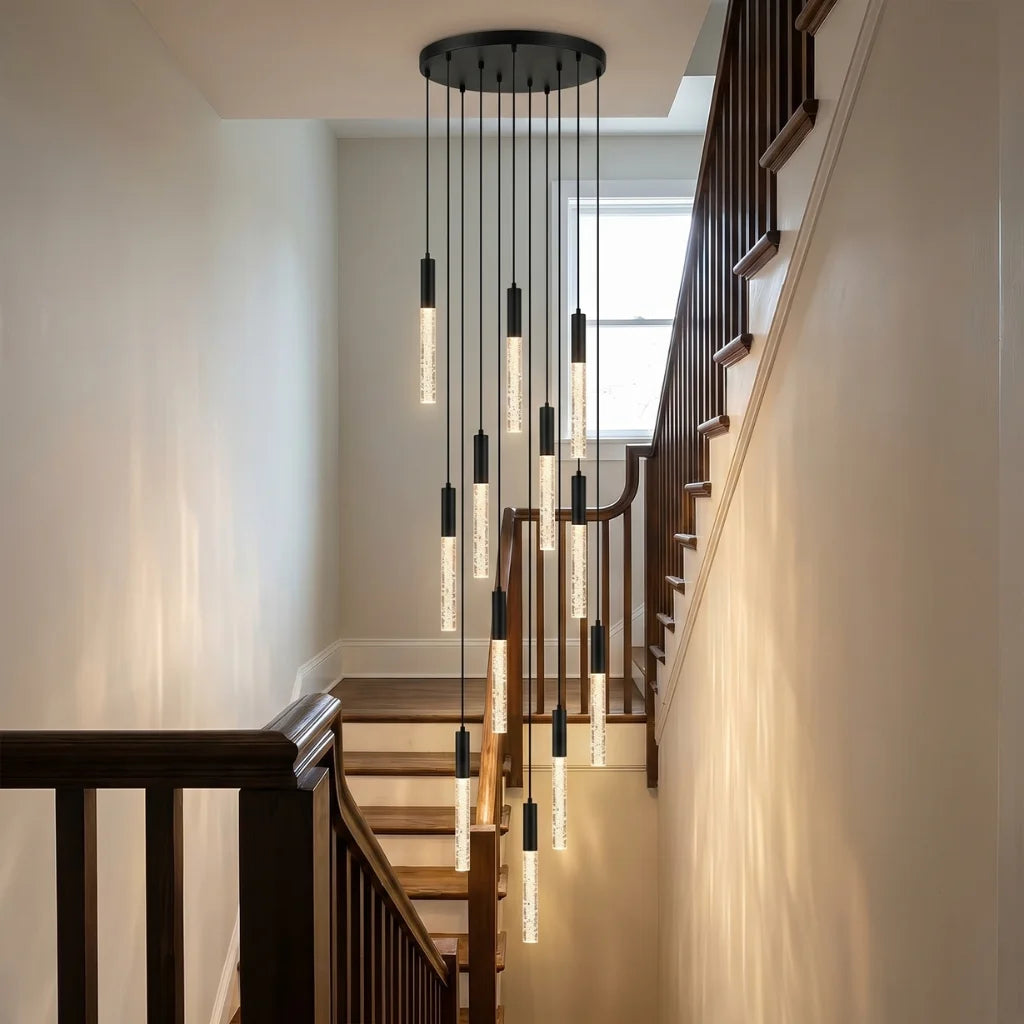 YOOGEE statement chandelier for dining room and foyer lighting