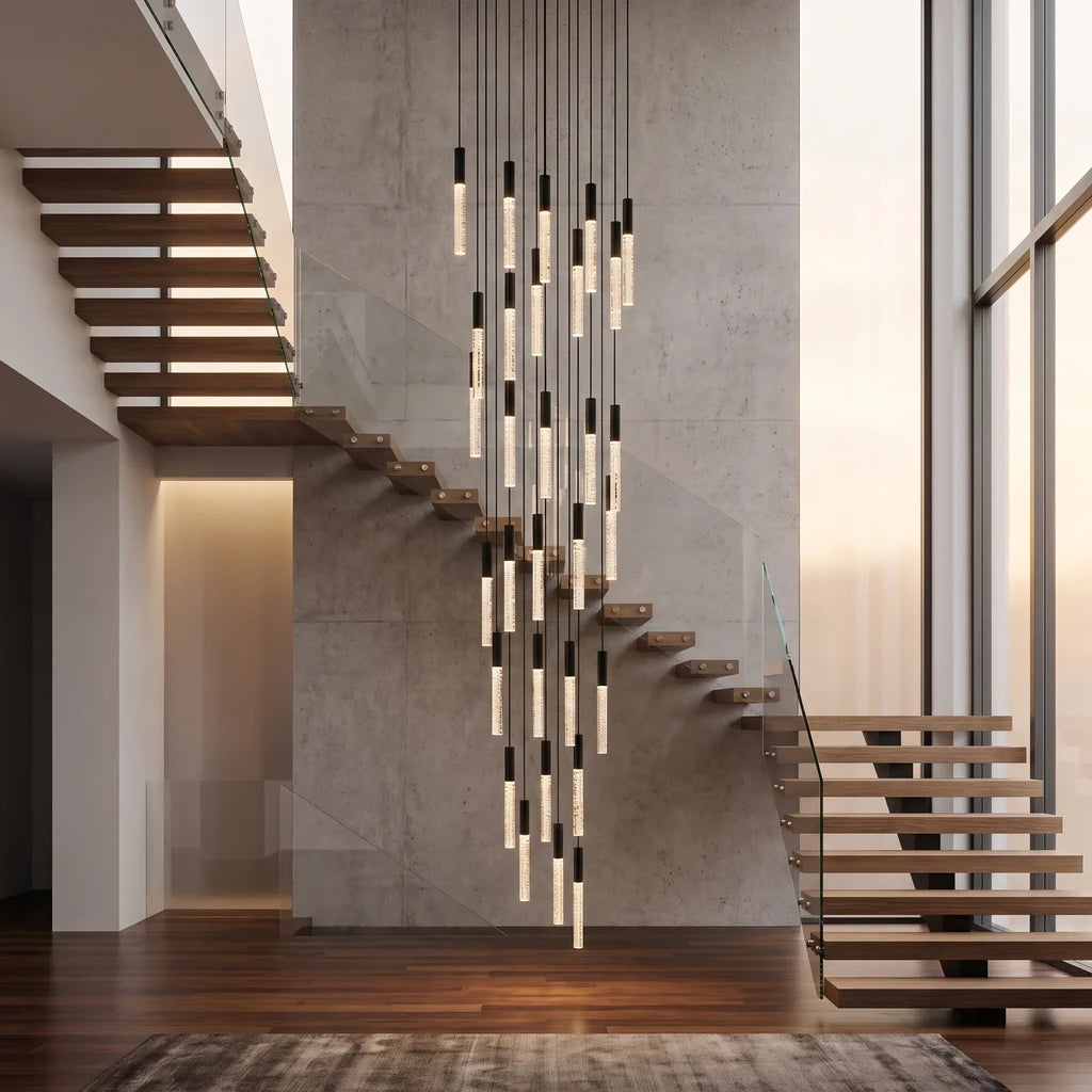 Contemporary chandelier lighting fixture for luxury home decor