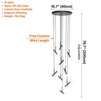 Contemporary chandelier lighting fixture for luxury home decor