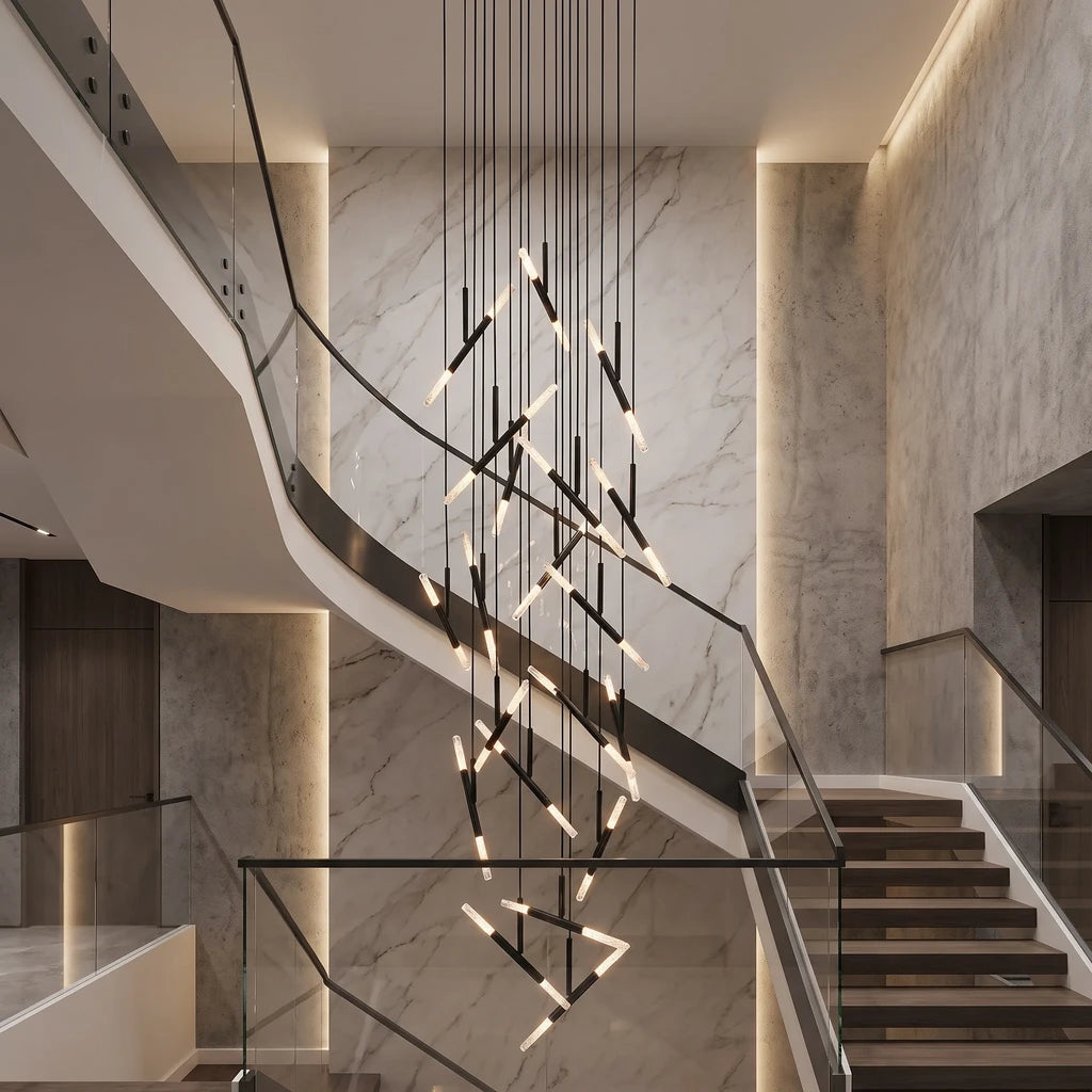 Contemporary chandelier lighting fixture for luxury home decor