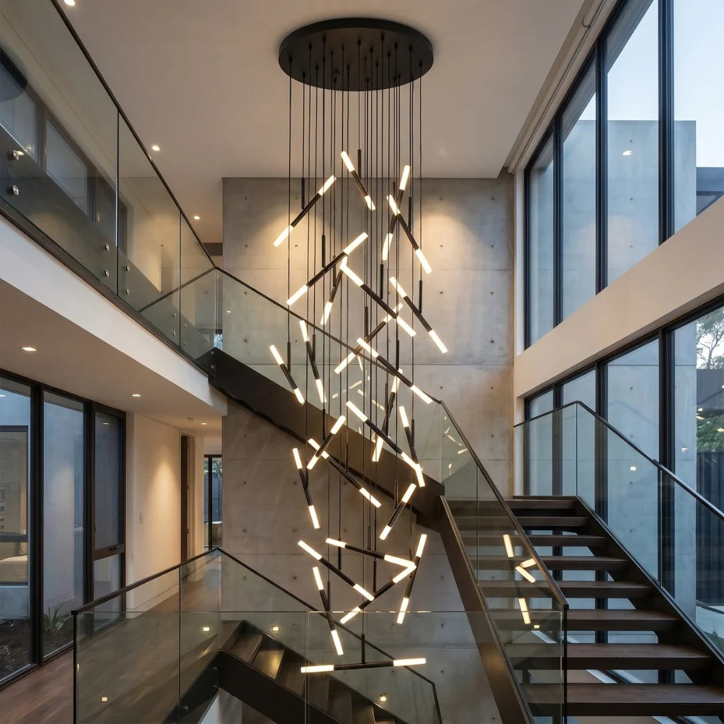 Contemporary chandelier lighting fixture for luxury home decor