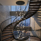 Modern chandelier light fixture for elegant living room decor