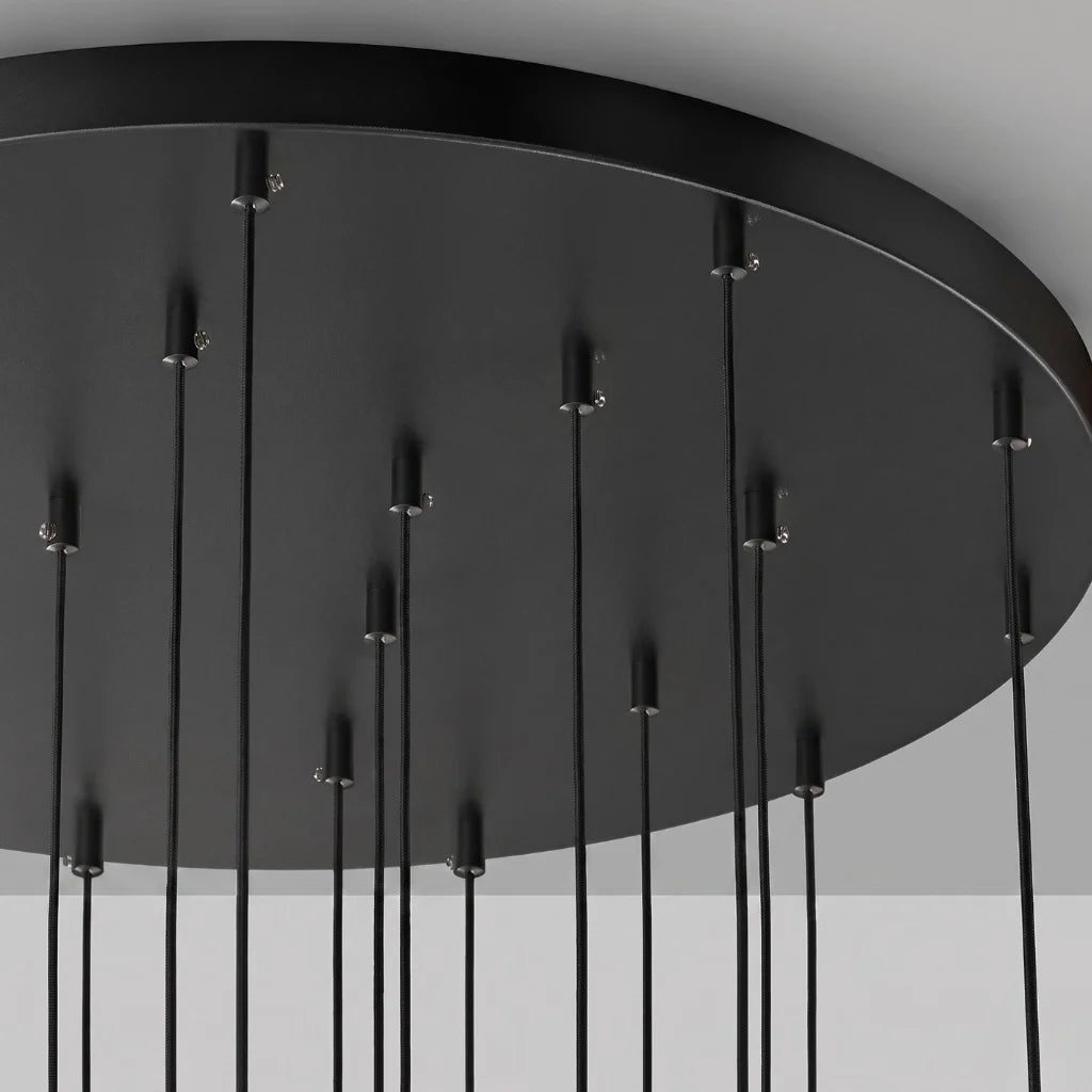 Luxury ceiling chandelier for upscale American home interiors