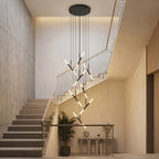 Luxury ceiling chandelier for upscale American home interiors