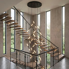 YOOGEE luxury crystal chandelier for modern dining room lighting