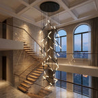 Luxury ceiling chandelier for upscale American home interiors