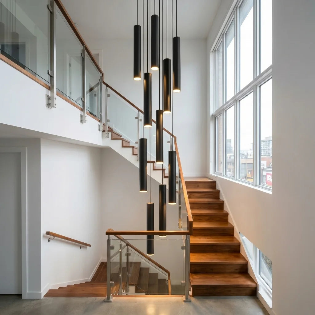 YOOGEE statement chandelier for dining room and foyer lighting
