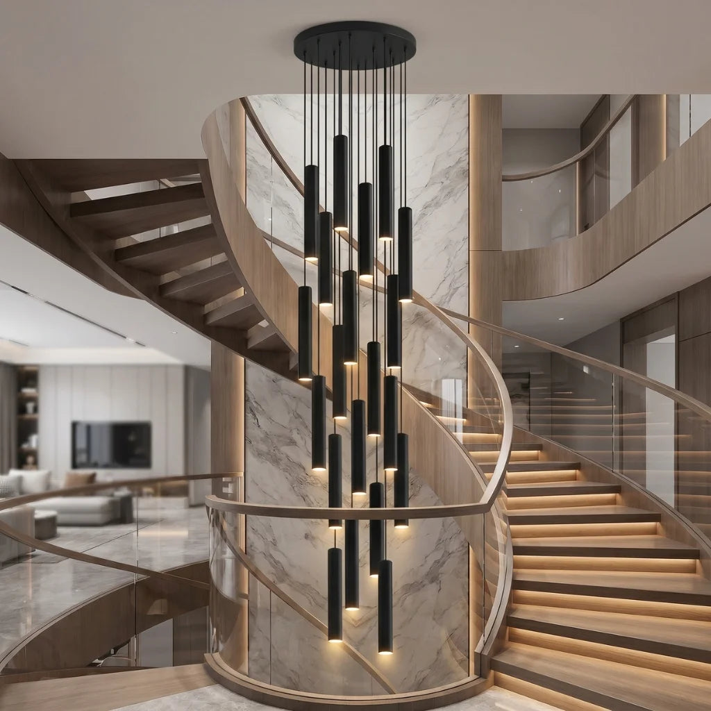 Luxury ceiling chandelier for upscale American home interiors