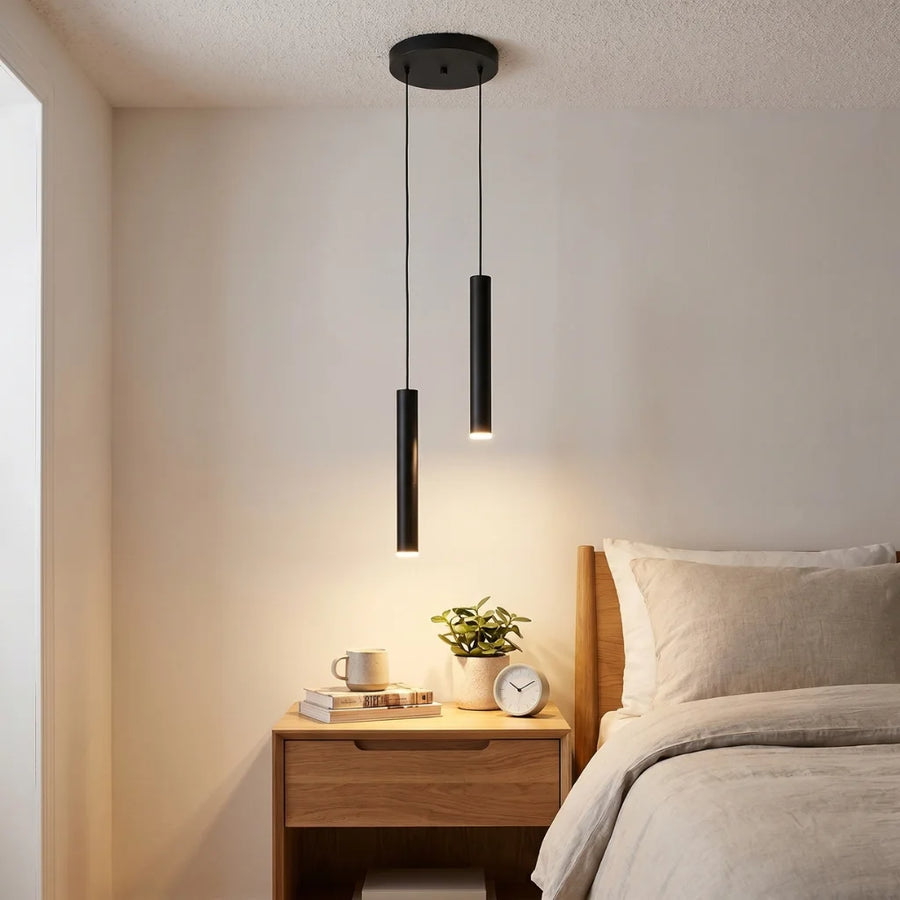 Pilar Modern LED Spiral Staircase Chandelier for Tall Foyers & Stairwells