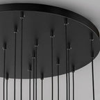 YOOGEE statement chandelier for dining room and foyer lighting