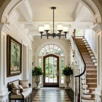 Clara matte black farmhouse chandelier size dimensions and specifications