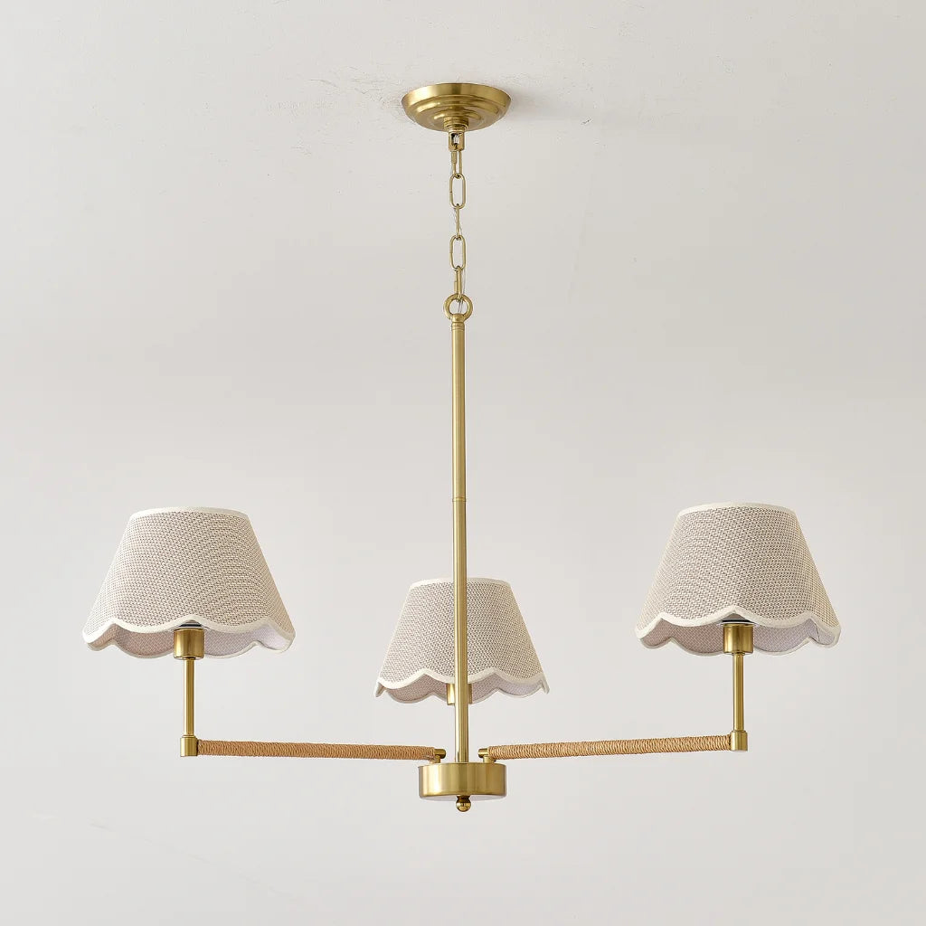 YOOGEE luxury gold chandelier for modern home decor