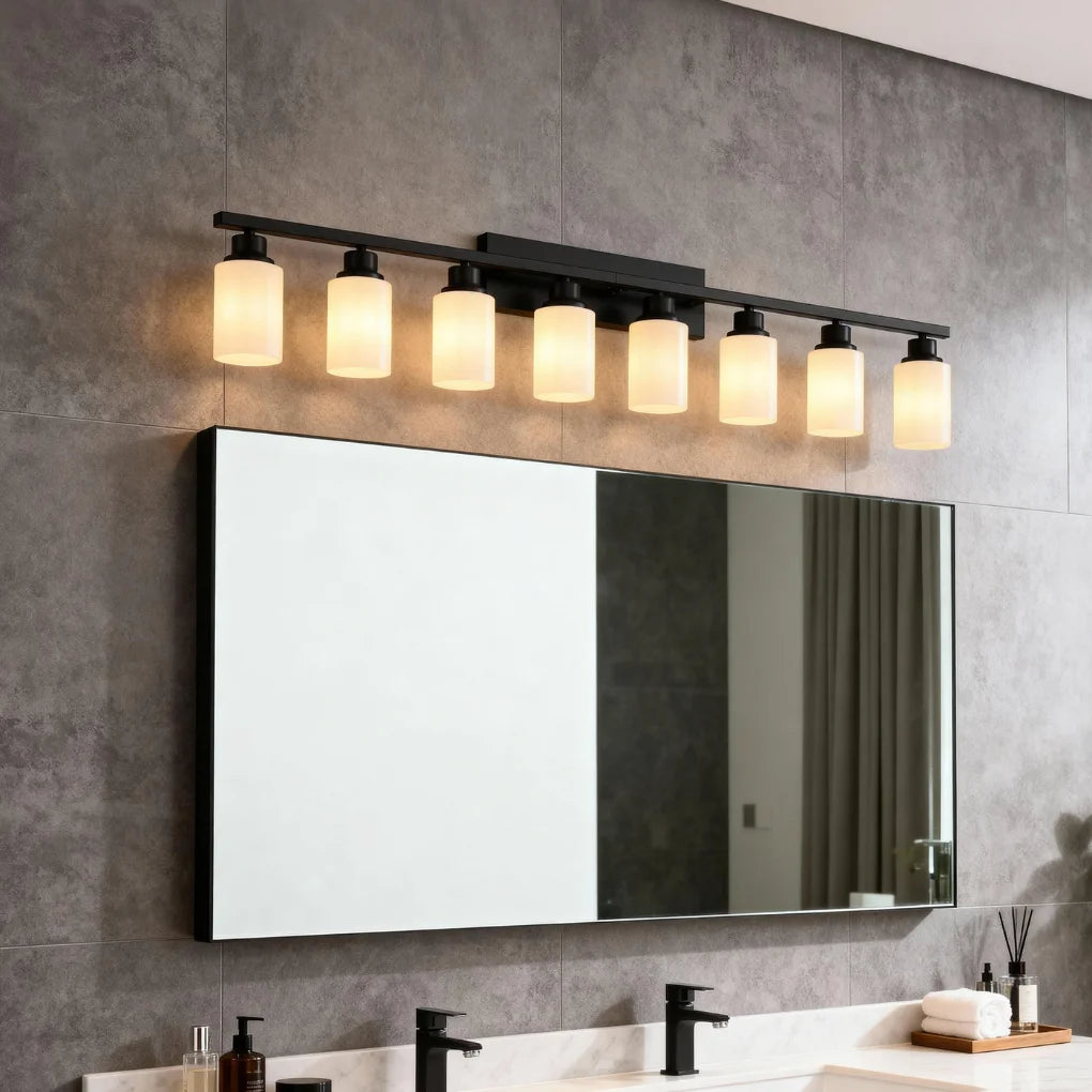 Dawn Matte Black Wall Sconce mounting plate view