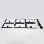 Nexus Metal Lantern Tiered Pendant Chandelier Matte Black assembly components and hardware