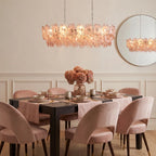 Oyster Colored Glass Pendant Light