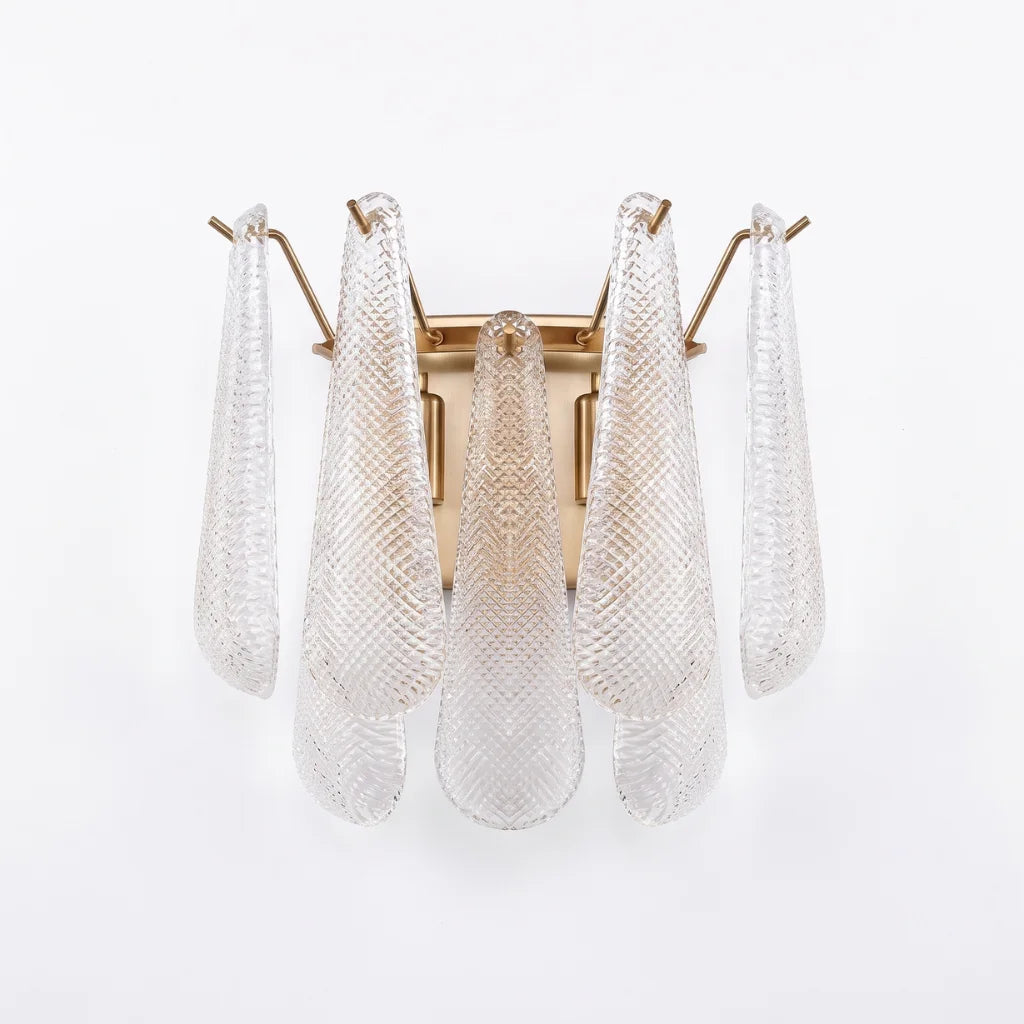 Teardrop Glass Wall Sconce