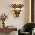 Glass Lotus Wall Sconce