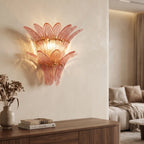 Glass Lotus Wall Sconce